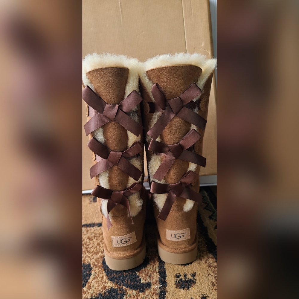 Ugg bailey bow tall ugg triple bow bailey bow ii